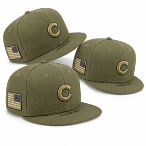 Armed Forces Day 2026 Cubs Olive Green Hat 1