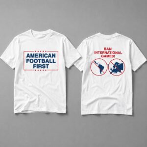 American Football First Ban International Games Shirt 1