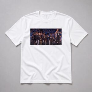 Victor Wembanyama Celebrates Coldly Against OKC Shirt 5