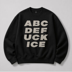 Ethan Nestor ABCDE FUCK ICE Shirt 1