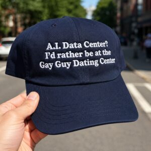 AI Data Center Gay Guy Dating Center Hat 1
