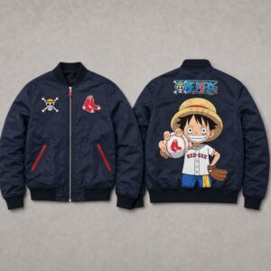 2026 Red Sox One Piece Night Bomber Jacket Giveaway 3