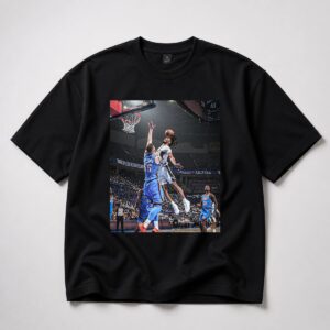 Stephon Castle Dunks On Isaiah Hartenstein Shirt 14