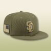 Armed Forces Day 2026 Padres Military Green Hat 1