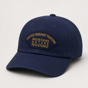 United Against Fascism Mountains Nature Resistance Hat Cap