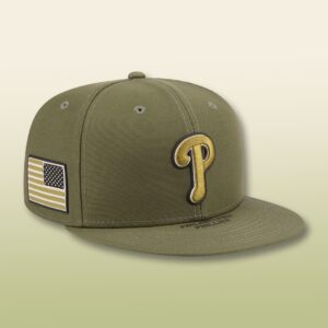 Armed Forces Day 2026 Phillies Military Green Hat 3
