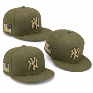 Armed Forces Day 2026 Yankees Military Green Hat 2