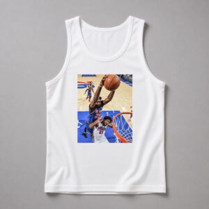 Mitchell Robinson Dunking on Joel Embiid Shirt 6