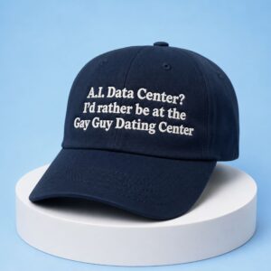 AI Data Center Gay Guy Dating Center Hat 2