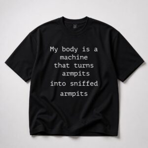 My Body Is A Machine That Turns Armpits Into Sniffed Armpits Shirt 14