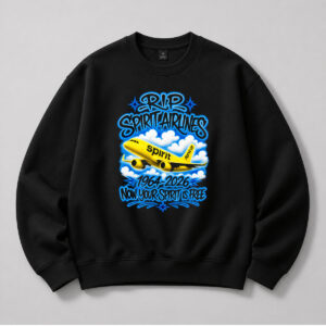 RIP Spirit Airlines 1964 Now Your Spirit Is Free Shirt 1