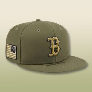Aroldis Chapman Red Sox Military Green Hat 3