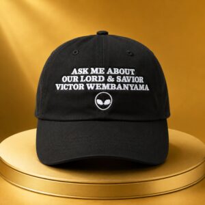 Ask Me About Our Lord Savior Victor Wembanyama Hat 2