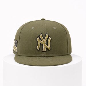 Armed Forces Day 2026 Yankees Military Green Hat 1