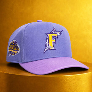 2026 Florida Marlins Lavender Bloom Hat 3