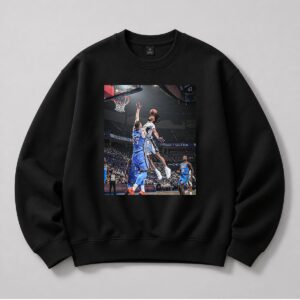 Stephon Castle Dunks On Isaiah Hartenstein Shirt 13
