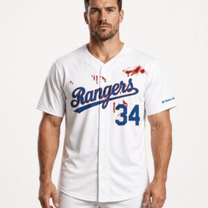 Nolan Ryan Bloody Jersey 2026 Rangers Giveaway 2