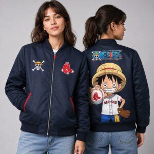 2026 Red Sox One Piece Night Bomber Jacket Giveaway