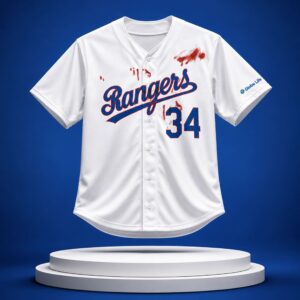 Nolan Ryan Bloody Jersey 2026 Rangers Giveaway 1