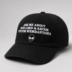 Ask Me About Our Lord Savior Victor Wembanyama Hat