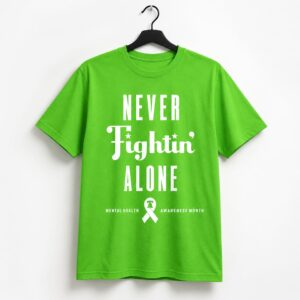 Strike Out the Stigma Never Fightin' Alone Phillies Shirt