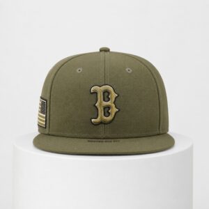 Aroldis Chapman Red Sox Military Green Hat 1