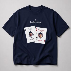 Yankees Gerrit Cole Cam Schlittler Pocket Aces Shirt 13