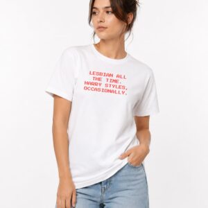 Lesbian All The Time Harry Styles Occasionally Shirt 2