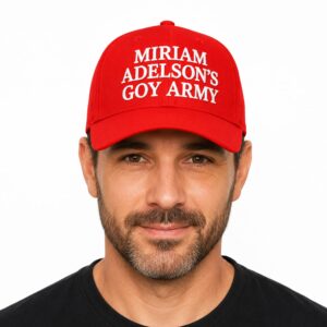 MAGA Miriam Adelsons Goy Army Hat 2
