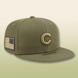 Armed Forces Day 2026 Cubs Olive Green Hat 3