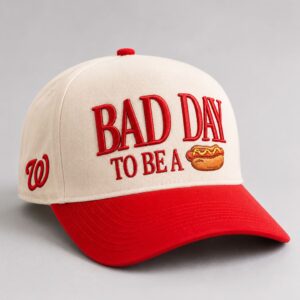 Bad Day To Be A Hot Dog Nationals Hat 4