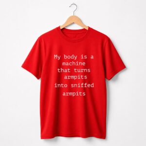 My Body Is A Machine That Turns Armpits Into Sniffed Armpits Shirt 21
