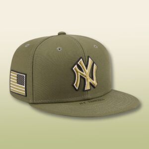 Armed Forces Day 2026 Yankees Military Green Hat 3