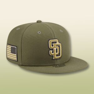 Armed Forces Day 2026 Padres Military Green Hat 1