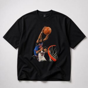 Mitchell Robinson Dunk On Embiid T Shirt 1