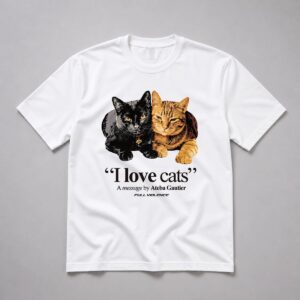 Ateba Gautier I Love Cats Shirt