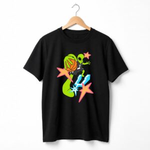 Spurs Wemby Alien Shirt 6
