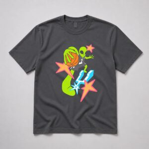 Spurs Wemby Alien Shirt 11