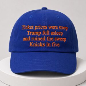 Ticket Prices Were Steep Trump Fell Asleep Knicks in 5 Hat