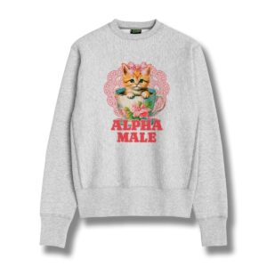 Nicholas Galitzine Alpha Male Kitty Sweatshirt 1