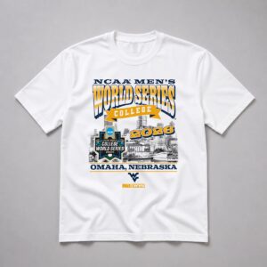 WVU Baseball 2026 College World Series Omaha Shirt 12