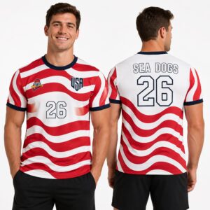 2026 Portland Sea Dogs USMNT Jersey Giveaway 3 Portland Sea Dogs USMNT Jersey Giveaway 2026