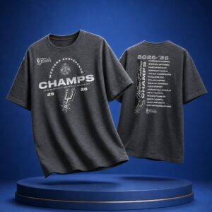 Spurs 2026 WCF Champions Roster Shirt