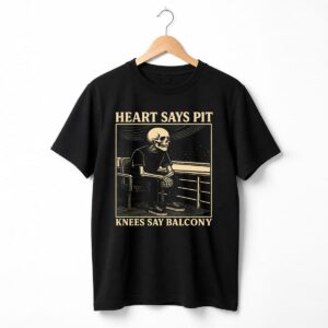 James Phelps Heart Says Pit Knees Say Balcony Shirt 1