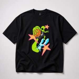 Spurs Wemby Alien Shirt 5