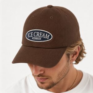 Yeonjun Ice Cream Brown Hat 2