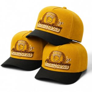 2026 Knicks 3 time Champions Gold Hat