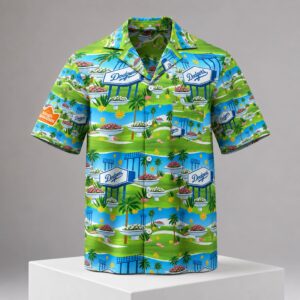 2026 LA Dodgers Hawaiian Shirt Giveaway 1