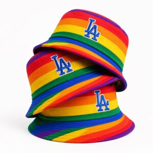 2026 LA Dodgers Pride Bucket Hat 2