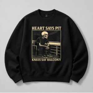 James Phelps Heart Says Pit Knees Say Balcony Shirt 6